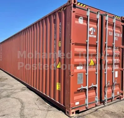 empty 40 feet container for sale