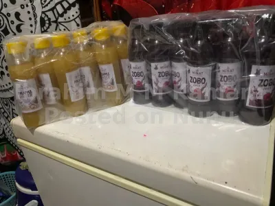 Freshly natural produced juice
