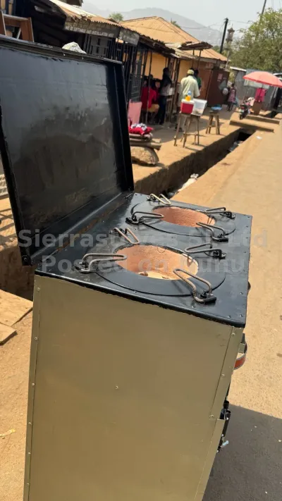 Double burner oven
