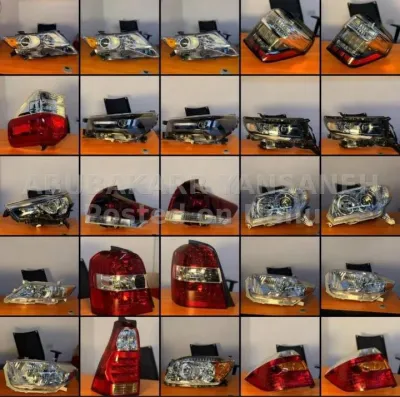 headlights and taillights for different cars