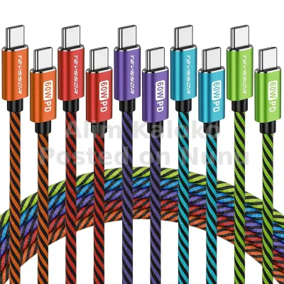 🔌 Teyssor USB-C to USB-C Fast Charging Cable - 10ft