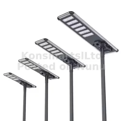 High quality solar street lights with one year warranty