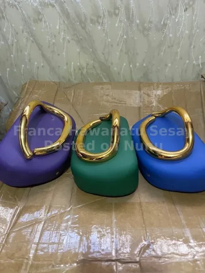 female shoes and purse