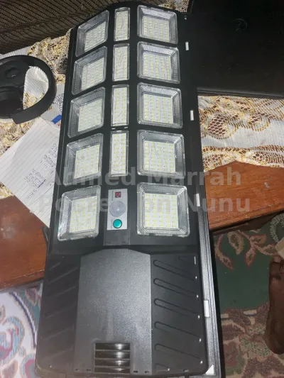 Outdoor solar security light