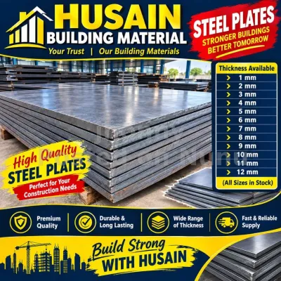 1mm to 20mm steel plates