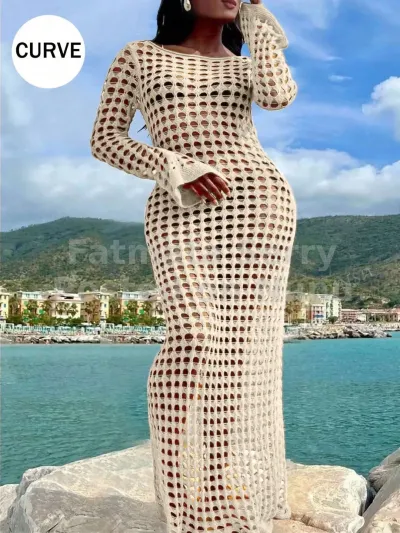 Fish net beach outfit