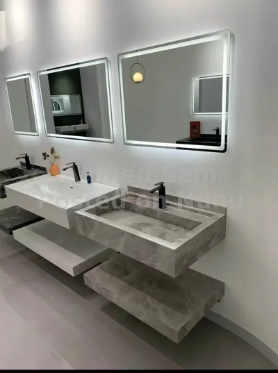 Bathroom Vanity With LED Light