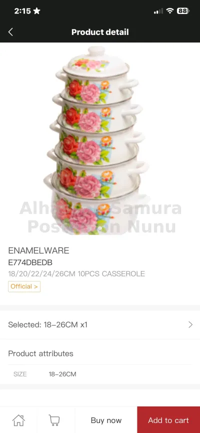 Enamel Casserole Set