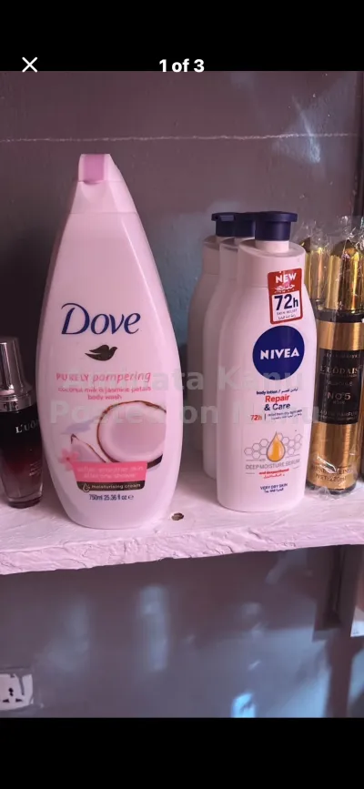 dove lotion set