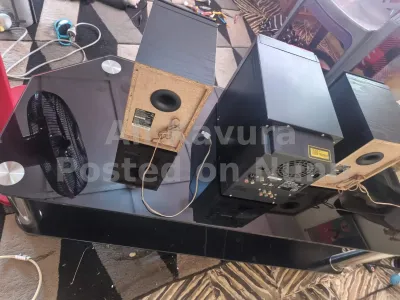 panasonic set player, can play DVD, HDMI, USB, AUX . fairly used.