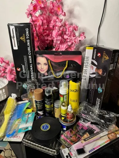 Beauty products and tools Like; Makeup Nail and Hair products and tool