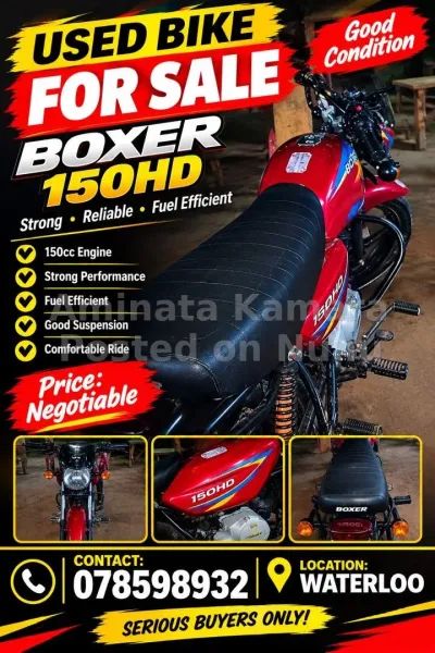 Motorbike boxer 150 used