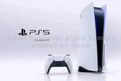 PlayStation 5 with one wireless controller,  1 Tegabite of storage