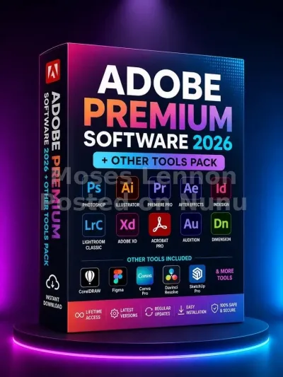adobe softwares and other softwares for macOS only