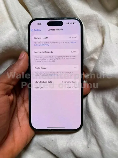 iphone 15 128gb 100%battery