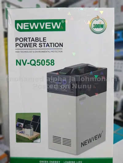NEWVEW NV-Q5058 300W Portable Power Station | 900Wh Rechargeable Backu