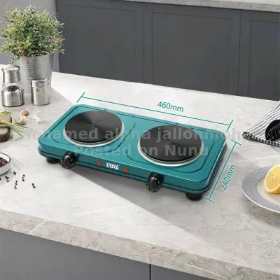 Winning Star 1000W+1000W Double Hot Plate – Auto Temp Control & Overhe