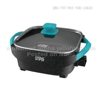 Winning Star 6.5L Electric Frying Pan – Large Capacity, Non-Stick & Ve