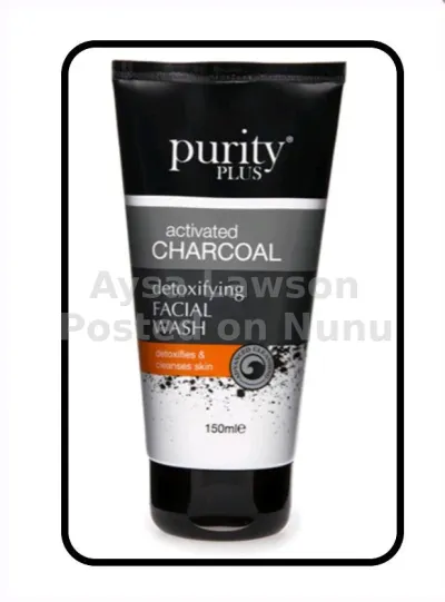 purity  plus activated charcoal detoxifying face wash