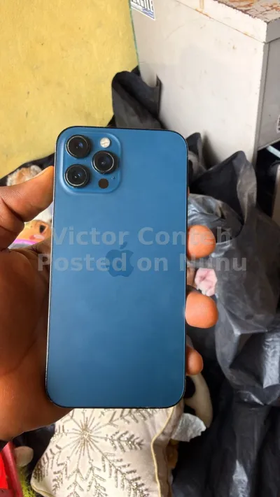 FOR SALE: iPhone 12 Pro 128GB - Pacific Blue  Condition: Used, neat.