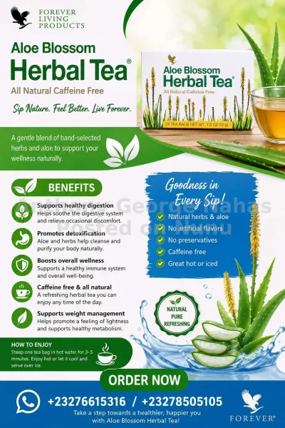 Forever Aloe Blossom Herbal Tea